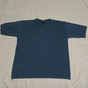 Domani Platinum Geometric Pattern Shirt Sweater